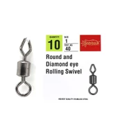 Captain 5026 Elmas Diamond Fırdöndü 10lu Paket Black Nikel  1 - 3
