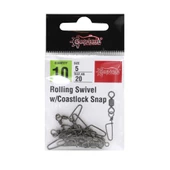Captain 5032 Coastlock Klips 10lu Paket Black Nikel  2 - 2