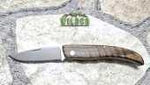 EL YAPIMI CEVİZ KABZA 4116 ÇAKI  SİYAH KILIF - 1