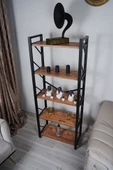 GD Furniture Metal Kasa Kitaplık (Atlantik Çam) - 1