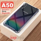 Samsung Galaxy A50 Kaliteli Darbelere Dayanıklı Şeffaf Kılıf - 2
