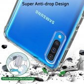 Samsung Galaxy A50 Kaliteli Darbelere Dayanıklı Şeffaf Kılıf - 3
