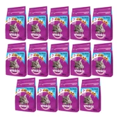 Whiskas Whıskas® Ton Balıklı Kuru Kedi Maması 1+ Yaş 300 Gram (14 Adet) - 1