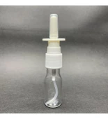 10ml şeffaf şişe, Burun spreyi, 12 adet Nazal Spreyli, Ecza şişesi, İlaç Şişesi - 1