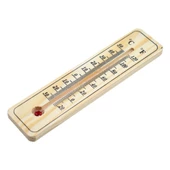 4-21 cm Ahşap Termometre Oda Sıcaklığı Ve Sıcaklık Ölçme Termometresi Civalı Duvar Askılı Termometre thumbnail 1