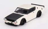 Mini GT 702 Nissan Skyline Kenmeri Liberty Walk White Model Araba - 1