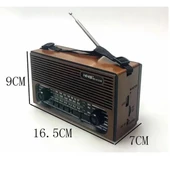 NNS Ns-8123 Usb / Tf Kart / Fm Retro Taşınabilir Bluetooth Hoparlör - 3