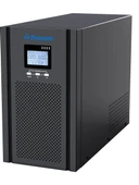 TESCOM Teos + 2 Kva (4x9AH) 5-10 Dk 1800W LCD Onlıne Ups - 1