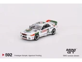 Mini GT 592 Nissan Skyline GT-R (R32) Gr. A #23 1990 Macau Guia Race Winner Model Araba - 1