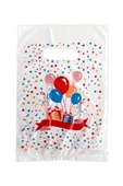 Tiri Store Baskılı Beyaz Karışık Desenli El Geçme Blok Poşet 2 no 26x38  cm 1000 adet - 4