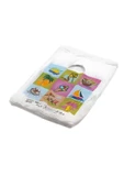 Tiri Store Baskılı Beyaz Karışık Desenli El Geçme Blok Poşet 0 no 20x30 cm 100 adet - 3