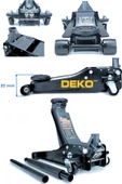 Profesyonel Seri Güçlendirilmiş Çift Çelik Piston Oto Garaj Krikosu Alçak Şase Araç Krikosu 47cm Max - 2
