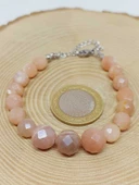 Parlayan Yıldızlar Serisi Güneş Taşı Tasarım Bileklik thumbnail 3