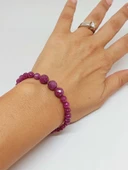 Parlayan Yıldızlar Serisi Yakut Taşı Tasarım Bileklik - 2