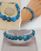 Parlayan Yıldızlar Serisi Apatit Taşı Tasarım Bileklik thumbnail 1