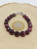 Parlayan Yıldızlar Serisi Lal (Granat-Garnet) Taşı Tasarım Bileklik thumbnail 3