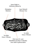 Dikiz Aynası Süsü Hud Suresi 41. Ayet Yolculuk Duası Bismillahi Mecraha ve Mürsaha inne Rabbi... - 2