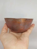 Dekoratif Otantik El Yapımı Minimal Bakır Kase - 2