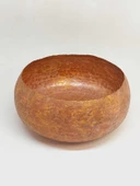 Dekoratif Otantik El Yapımı Bakır Bowl Kase Büyük Boy - 3