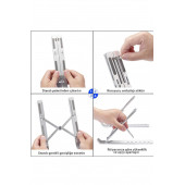 Mühlen N29-3 Ergonomik Taşınabilir Katlanır Pc Tablet Standı - 6