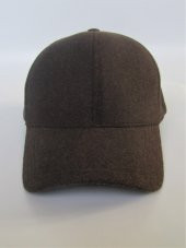 salarticaret kahverengi kaşe şapka ünisex ayarlanabilir şapka - 1