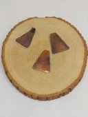 Otantik El Yapımı Üçgen Bakır Kolye Ucu - 3