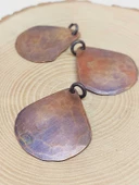 Otantik El Yapımı Damla Bakır Kolye Ucu - 3