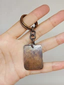Otantik El Yapımı Plaka Bakır Anahtarlık - 5