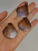 Otantik El Yapımı Damla Bakır Kolye Ucu - 6