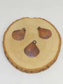 Otantik El Yapımı Damla Bakır Kolye Ucu - 4