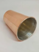 Otantik El Yapımı Desensiz Bakır Bardak (55538) - 2