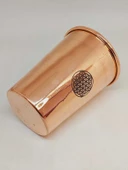 Otantik El Yapımı Yaşam Çiçeği Desenli Bakır Bardak (55540) - 2