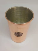 Otantik El Yapımı Yaşam Çiçeği Desenli Bakır Bardak (55540) - 5