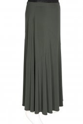 Hesna Kadın Bensu Sandy Penye Çapraz M. Astarsız Haki Etek - 3