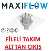 İzoleli Fileli Paslanmaz Yer Sifonu Yükseklik Ayarlı Süzgeç 10*10 Q70 ALTTAN - 2