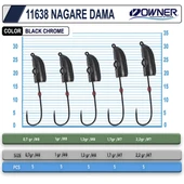 Owner 11638 Nagare Dama 5 Adet Lrf Jig Head  1.3 GR - 1