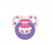 Wee Baby Desenli Damaklı Emzik 6-18 Ay Mor - 1