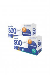 Fabrika Vitamin 500 30 Şase 2 Adet ( Sambucus+Vitamin C+Çinko) - 1