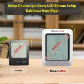 Thermopro Tp60s Wifi İç-Dış Mekan Dijital Isı Ve Nem Ölçer - 2