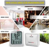 Thermopro Tp60s Wifi İç-Dış Mekan Dijital Isı Ve Nem Ölçer - 8