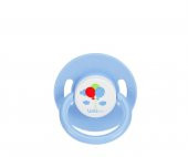 Wee Baby 0-6 Ay Yuvarlak Uçlu Emzik No:1 mavi (renkli balon desenli) - 1