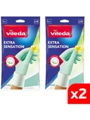Vileda Extra Sensation Temizlik Bulaşık Ediveni Büyük Boy L/9 x 2 Adet - 1