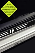Volvo FM Kapı ve Bagaj Eşiği Koruyucu Karbon Folyo Çizik Önleyici Sticker Seti FM Yazılı - 5
