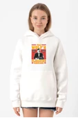 Pulp Fiction The Wolf's Cleaning Services Beyaz Kadın 3ip Kapşonlu Sweatshirt - 2