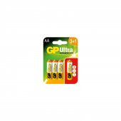 GP Ultra Alkalin 4lü (3+1) AA Boy Kalem Pil (GP15AU3/1) - 1