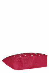 Zigga 05085 Puantiyeli Pembe Büyük Boy Kadın İpli Plaj Çantası - 4