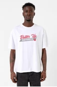 Babymonster Batter Up Beyaz Erkek Oversize Tshirt - 1