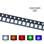 10 Adet - 3528 Smd Led, Elektronik Entegre ve Devreler için - 5