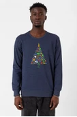 Broadway Christmas indigo Erkek 2ip Sweatshirt - 1