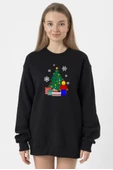 Lego Man Christmas Siyah Kadın 2ip Sweatshirt - 2
